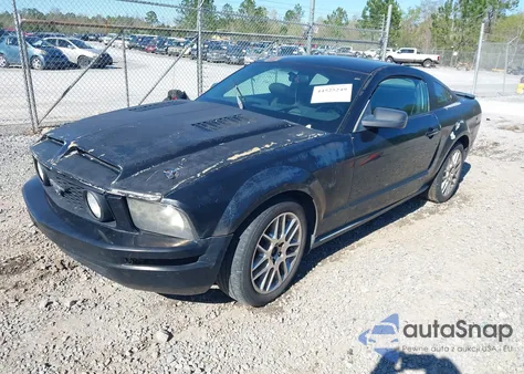 2007 Ford Mustang V6 Deluxe/V6 Premium из США, поврежденный, VIN 1ZVFT80N675287740
